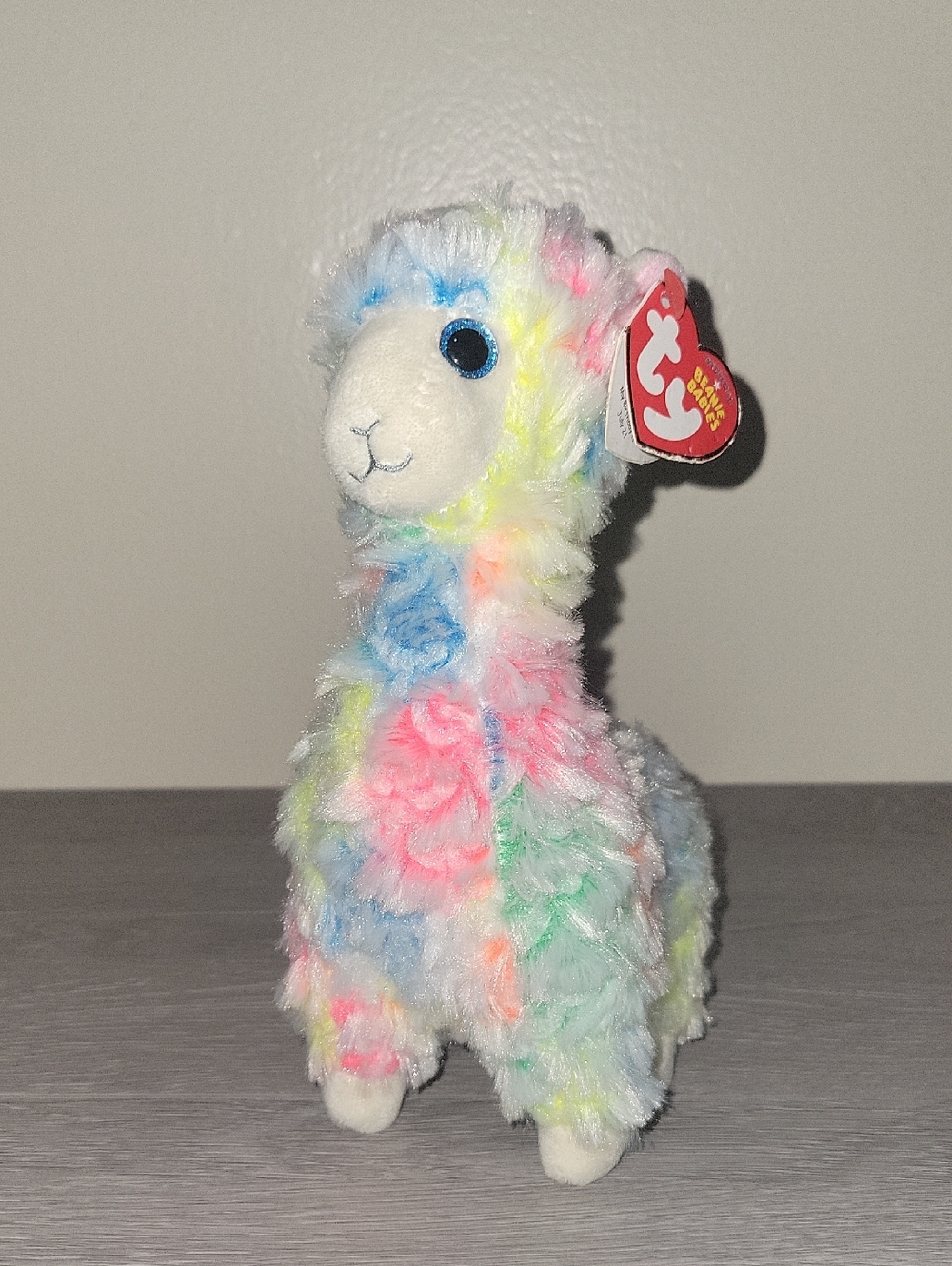 Ty Multicolor Pastel Llama "Lola"  Plush